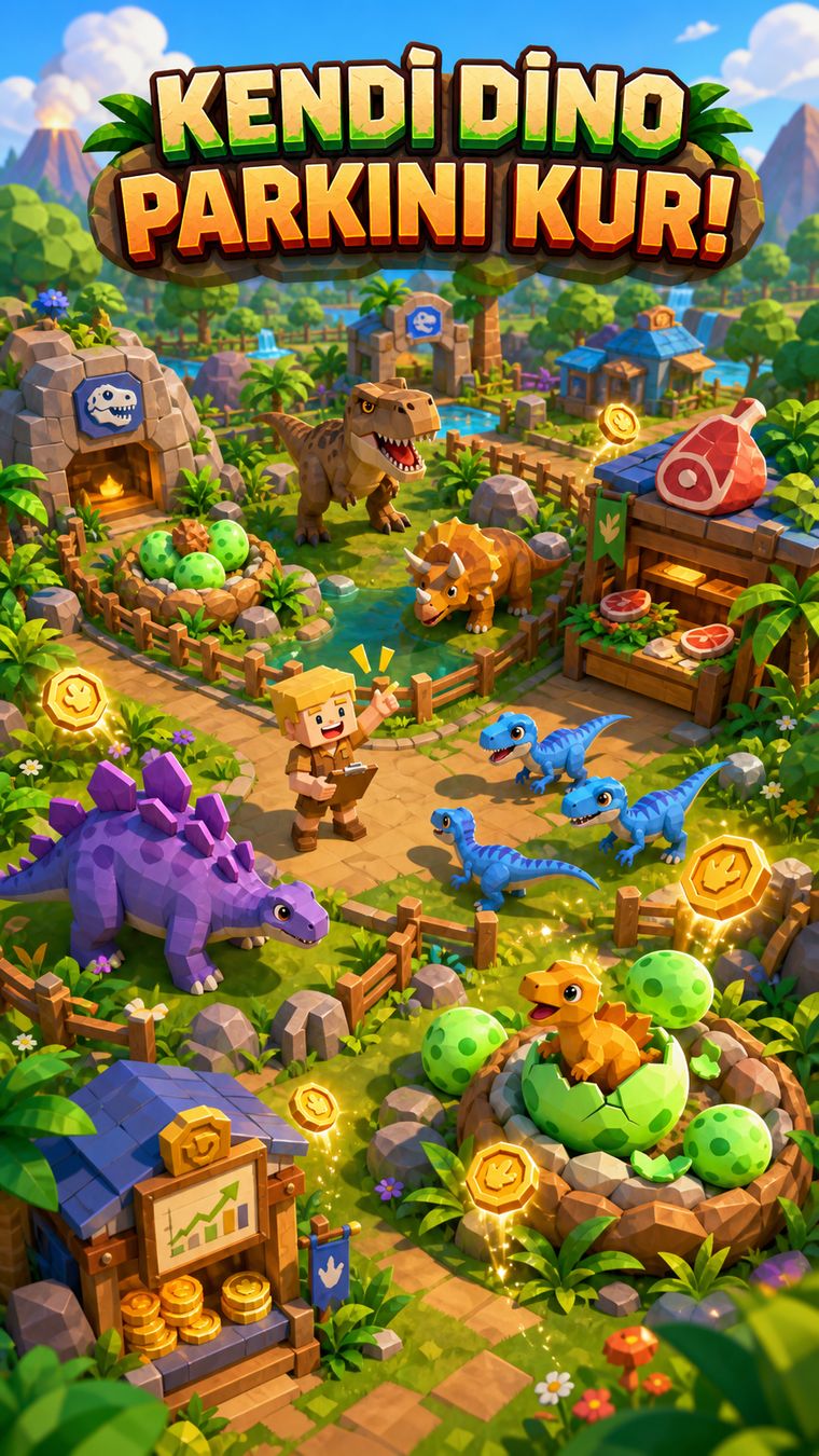 Dinomino — kendi dino parkını kur